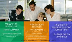 Concours et Examens d'Adjoint Administratif : préparations et formations