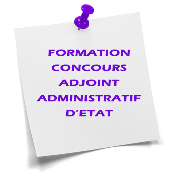 Concours adjoint administratif d'état