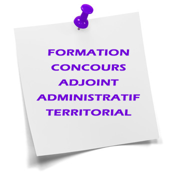 Concours adjoint administratif territorial