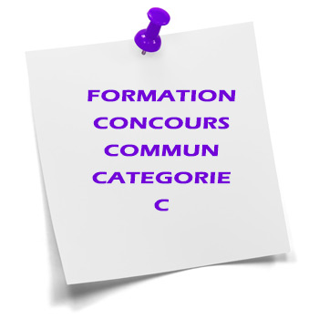 formation concours commun categorie c