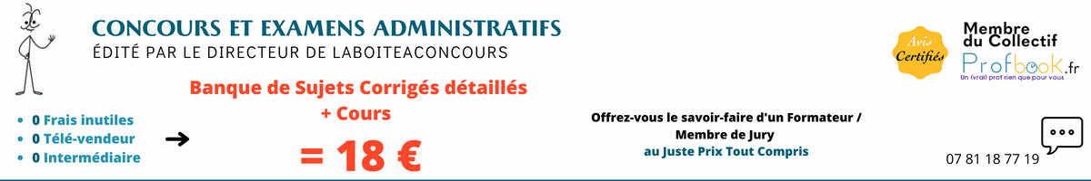 Concours adjoint administratif
